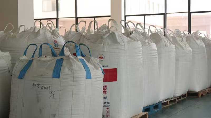 PVC compound stock in factory warehouse